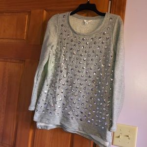 Gray Crown & Ivy sweater